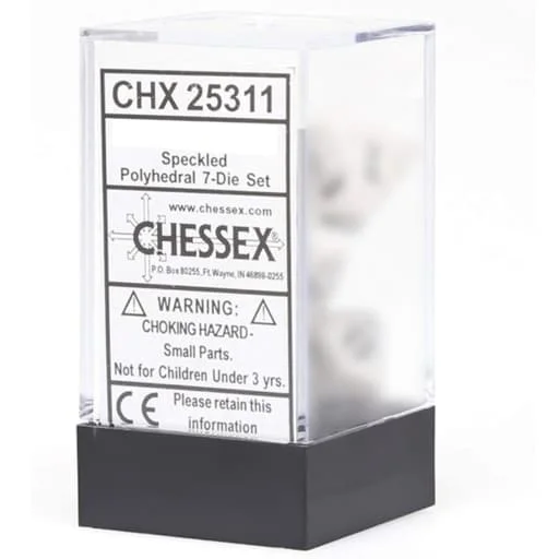 Caja del juego Set de Dados Chessex $200 (Color Surtido)