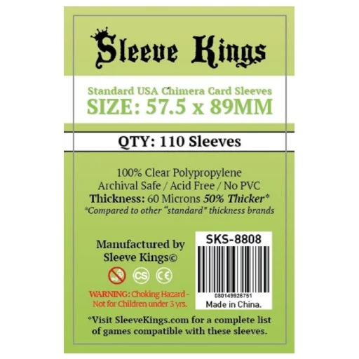 Caja del juego Chimera Sleeve Kings 57.5×89