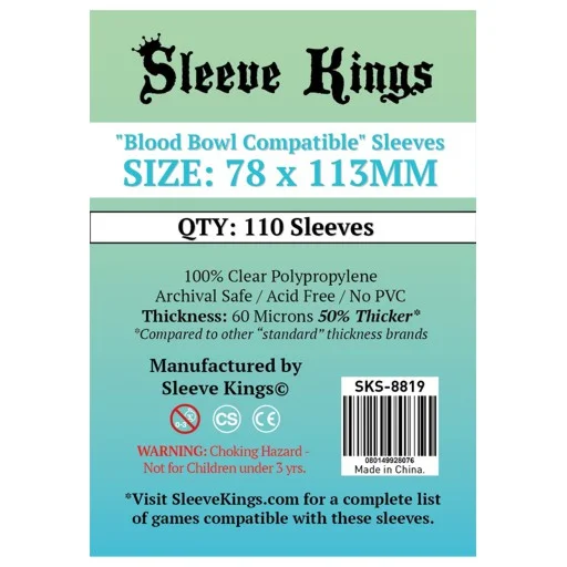 Caja del juego Sleeve Kings 78×113