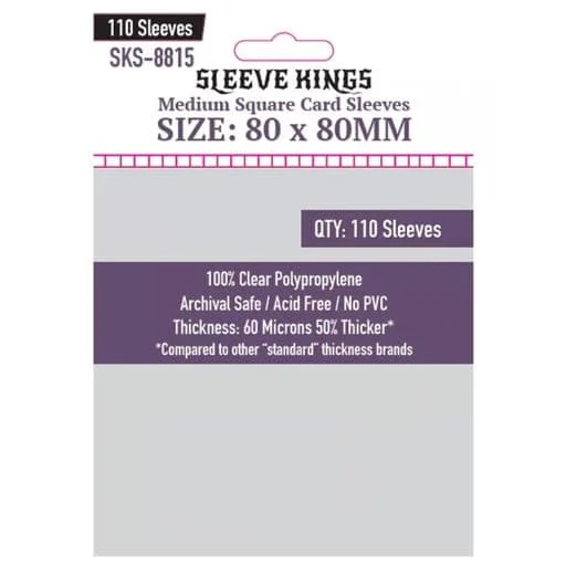 Caja del juego Medium Square Sleeve Kings 80×80