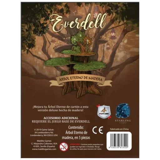 Caja del juego Everdell: Árbol Eterno de Madera