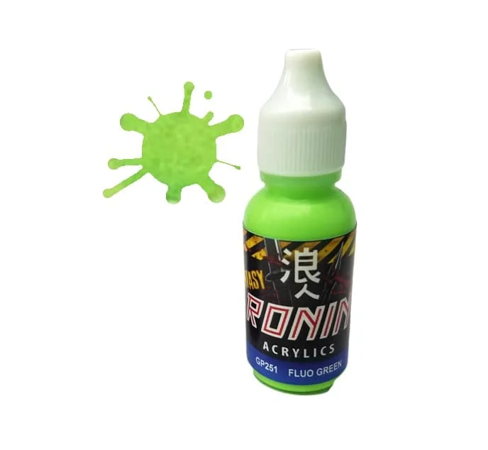 Caja del juego Pintura Acrílica "Fluo Green" GP251