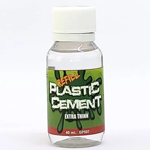 Caja del juego Cemento Para Plásticos (Extra Thin) 40 ml. (Para Relleno)  GP507