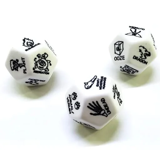 Caja del juego Dungeon Monster Type d12 dice