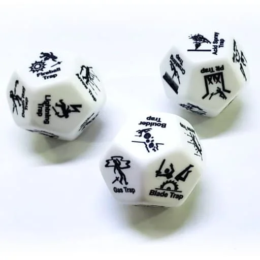 Caja del juego Dungeon Trap Dice d12