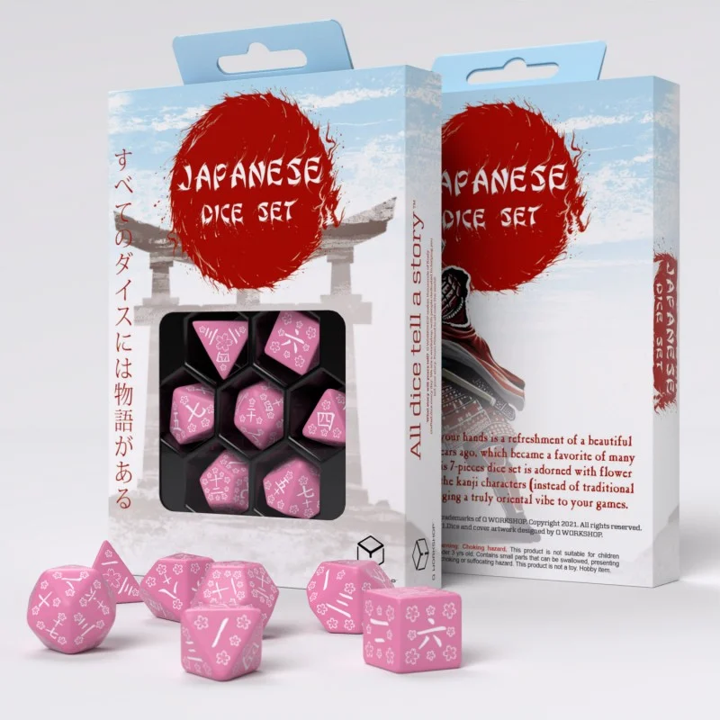 Caja del juego Japanese Dice Set: Sweet Spring Memory