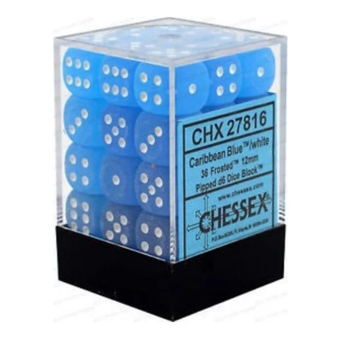 Caja del juego D6 Dice Block Chessex 300 (Color Surtido)
