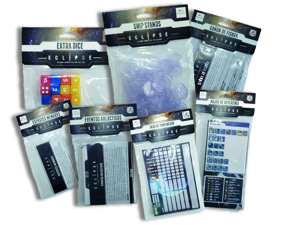 Caja del juego Eclipse El segundo amanecer de la galaxia: Pack de Extras Deluxe