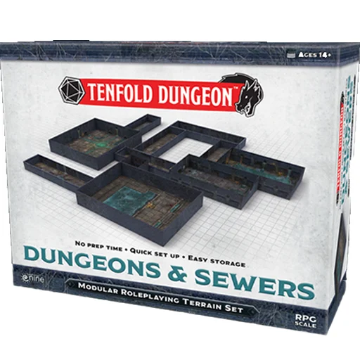 Caja del juego Dungeons & Dragons RPG: Tenfold Dungeon – The Sewers
