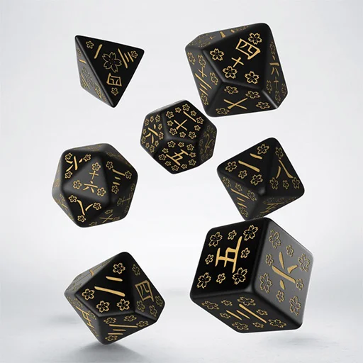 Caja del juego Japanese Dice Set: Deep Night Firefly