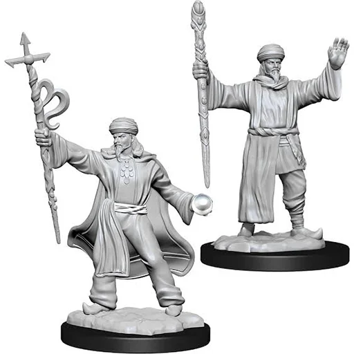Caja del juego D&D Nolzur's Miniatures: W13 Human Wizard Male