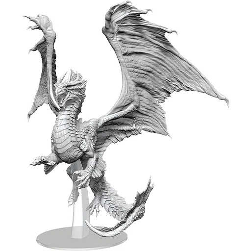 Caja del juego D&D Nolzur's Miniatures: Adult Bronze Dragon