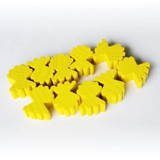 Caja del juego Pack de 10 Tokens de Recurso - Amarillo