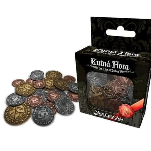 Caja del juego Kutna Hora: The City of Silver - Metal Coins Set