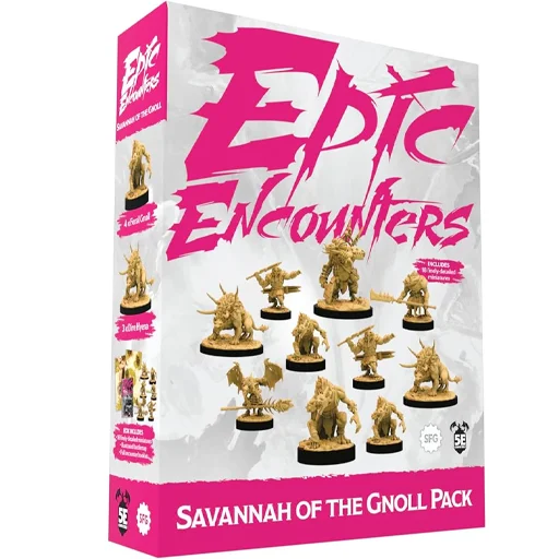 Caja del juego Epic Encounters: Savannah of the Gnoll Pack