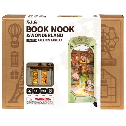 Caja del juego Rolife Booknook & Wonderland Falling Sakura