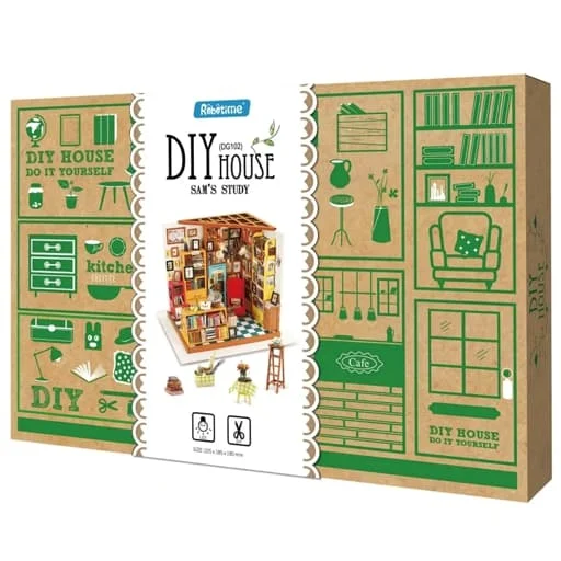 Caja del juego Rolife 3D Puzzle Creation Set: Sam’s Study