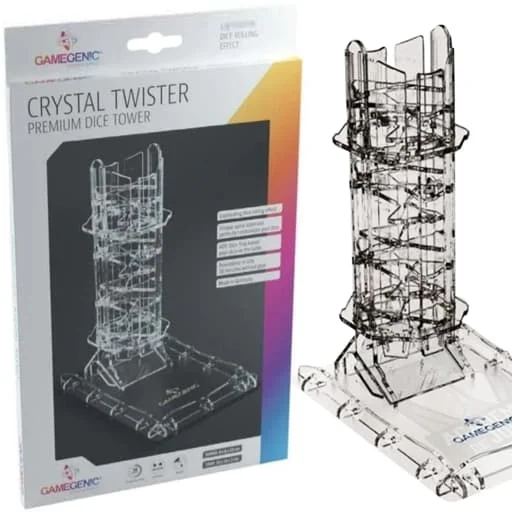 Caja del juego Crystal Twister Premium Dice Tower
