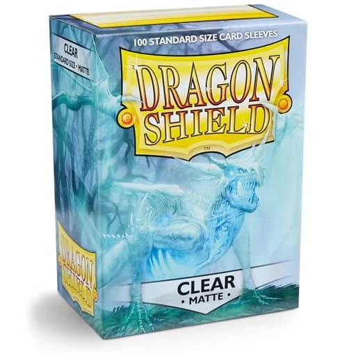 Caja del juego Standard Dragon Shield Clear Matte 63.5×88