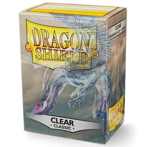 Caja del juego Standard Dragon Shield Clear Classic 63.5×88