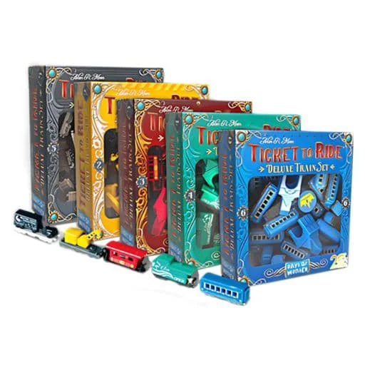 Caja del juego Ticket To Ride Deluxe Train Set