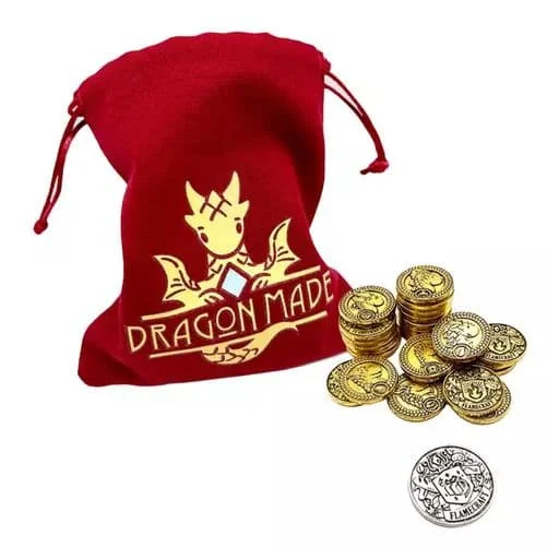 Caja del juego Flamecraft Metal Coins