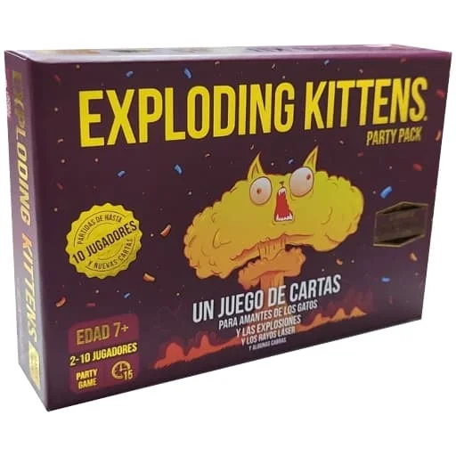 Caja del juego Exploding Kittens: Party Pack