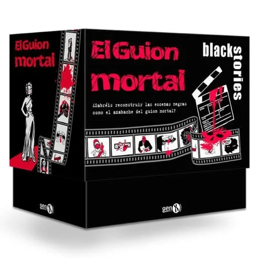 Caja del juego black stories El Guion Mortal