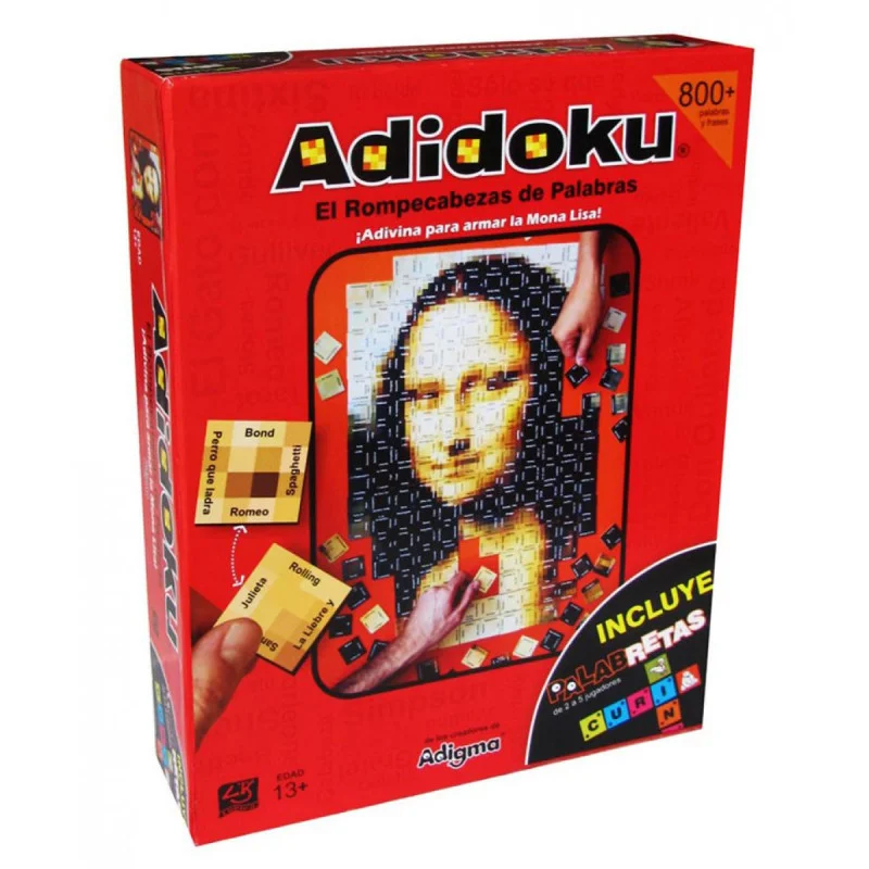 Caja del juego Adidoku: Mona Lisa