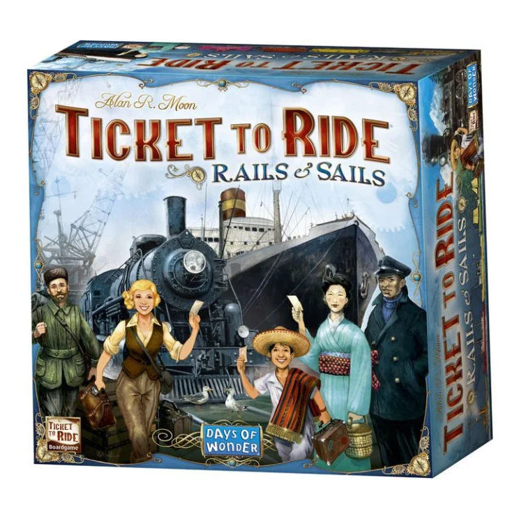 Caja del juego Ticket to Ride: Rails & Sails