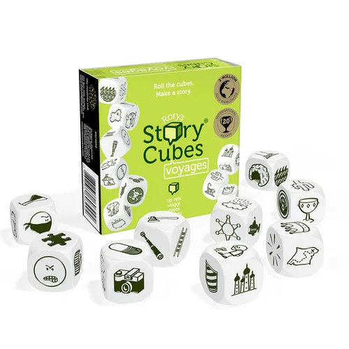 Caja del juego Rory's Story Cubes: Voyages
