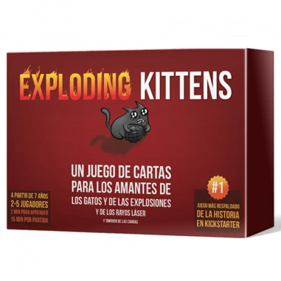 Caja del juego Exploding Kittens