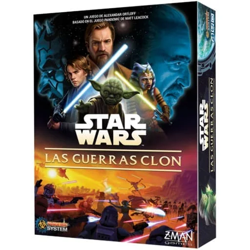 Caja del juego Star Wars: Las Guerras Clon