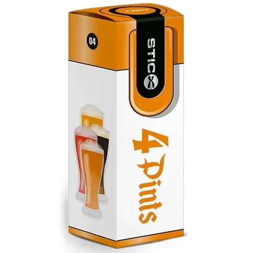 Caja del juego SticX Games: 4 Pints