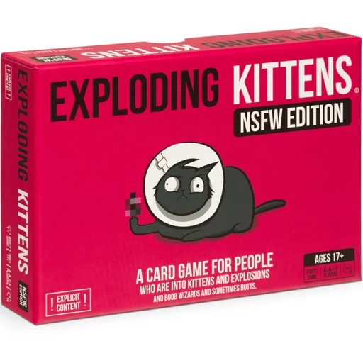 Caja del juego Exploding Kittens: Edición NSFW