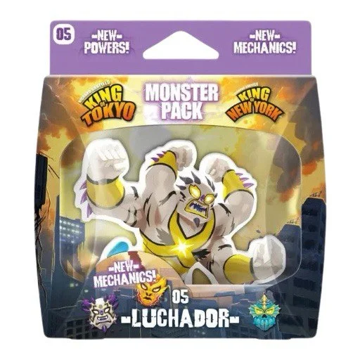 Caja del juego King of Tokyo/New York: Monster Pack – Luchador