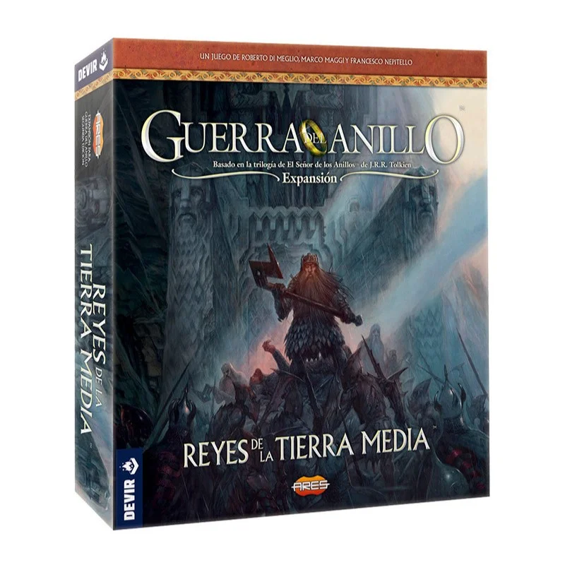Caja del juego Guerra del Anillo: Reyes de la Tierra Media