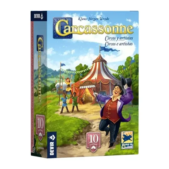 Caja del juego Carcassonne: Circus & Artists