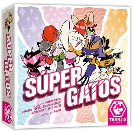 Caja del juego Súper Gatos