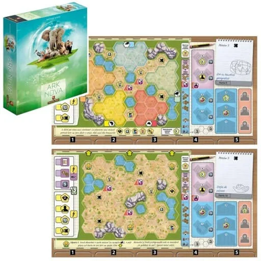 Caja del juego Ark Nova: Zoo Map Pack 1
