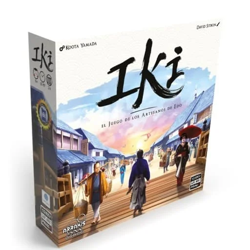 Caja del juego IKI: El juego de los artesanos de Edo
