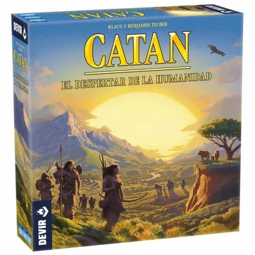 Caja del juego Catan: El Despertar de la Humanidad