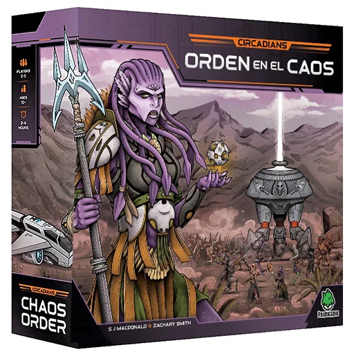 Caja del juego Circadians: Orden en el Caos