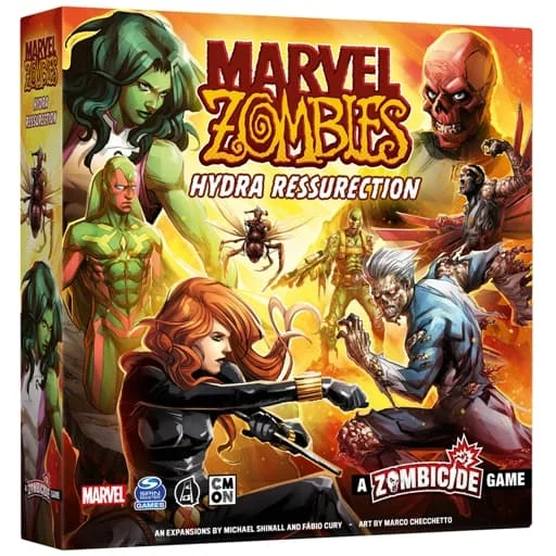Caja del juego Marvel Zombies: A Zombicide Game – Hydra Resurrection
