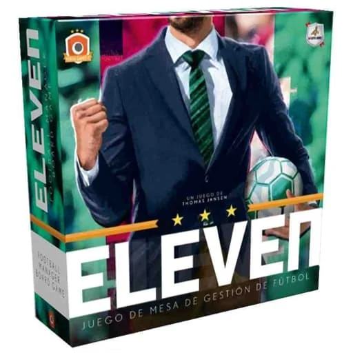 Caja del juego Eleven: Juego de Mesa de Gestión de Fútbol