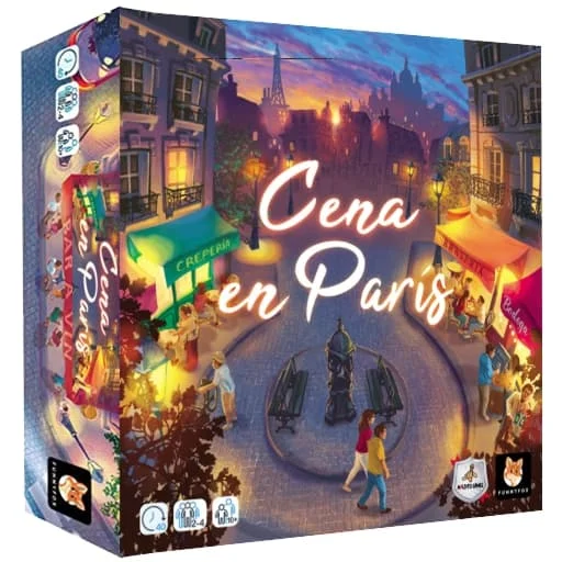 Caja del juego Cena en París