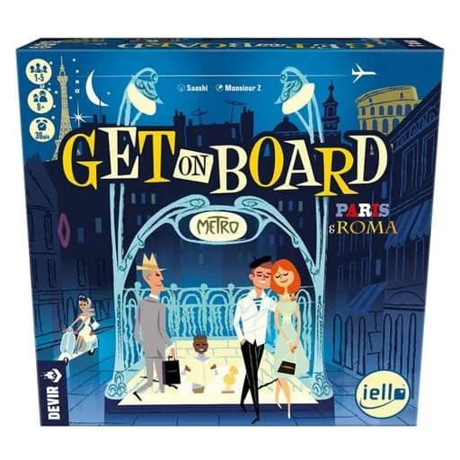Caja del juego Get on Board: Paris & Roma
