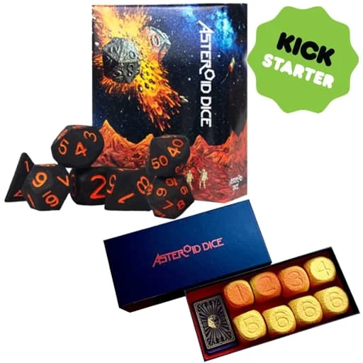 Caja del juego Asteroid Dice