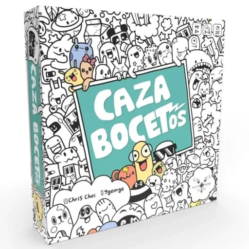 Caja del juego Caza bocetos