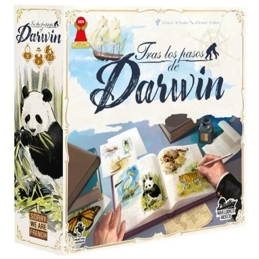 Caja del juego Tras los pasos de Darwin